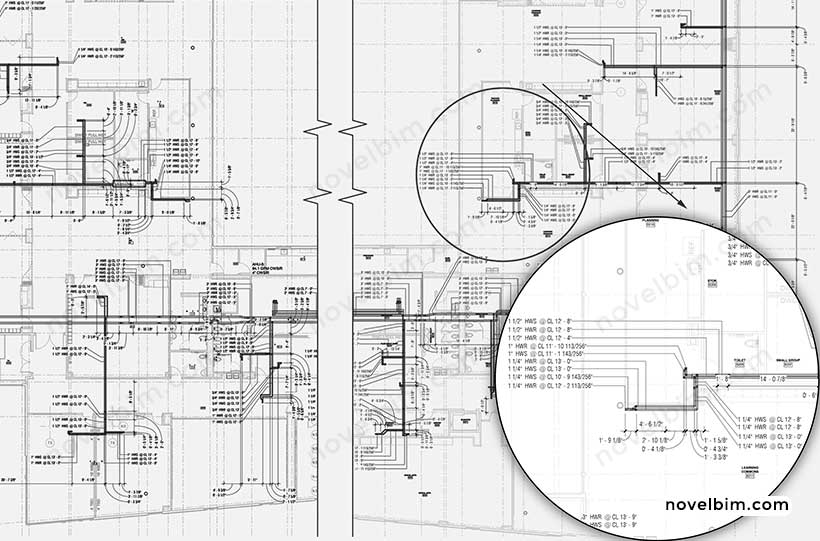 shop drawing pipes
