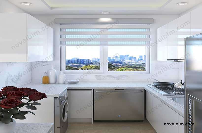 kitchen interior design render