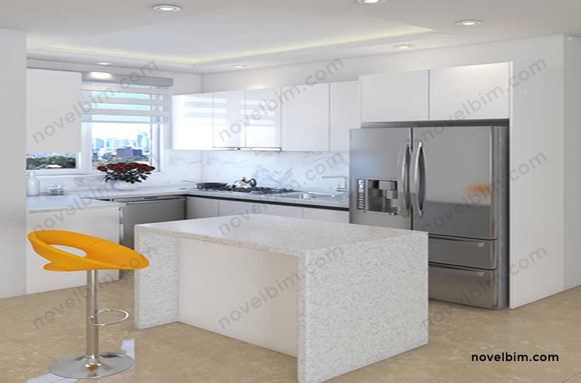 kitchen interior render
