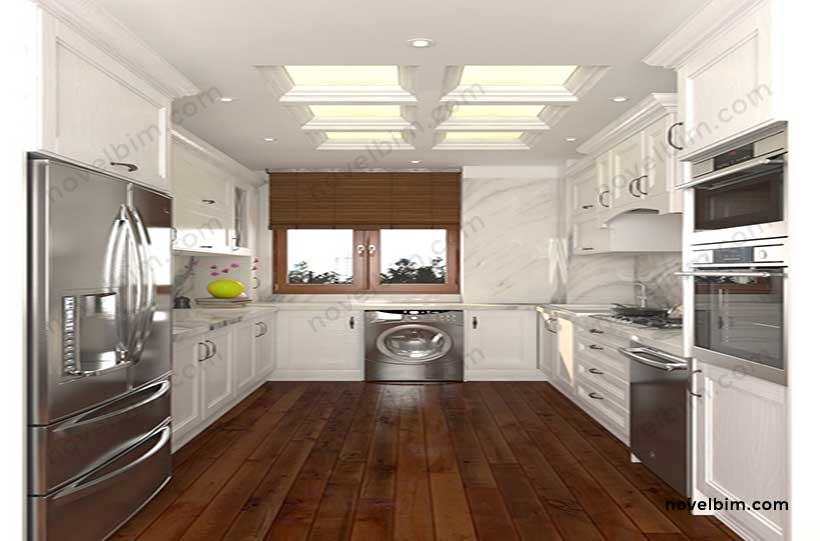 kitchen realistic render