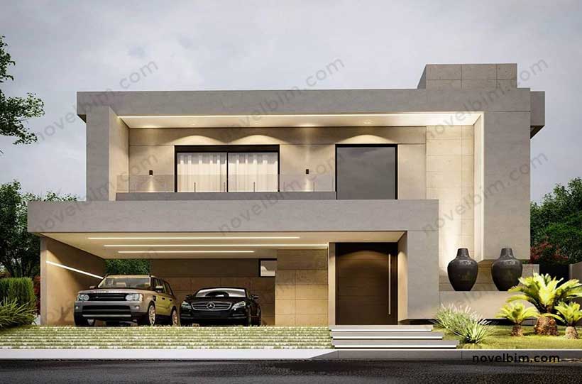 exterior 3d residential
