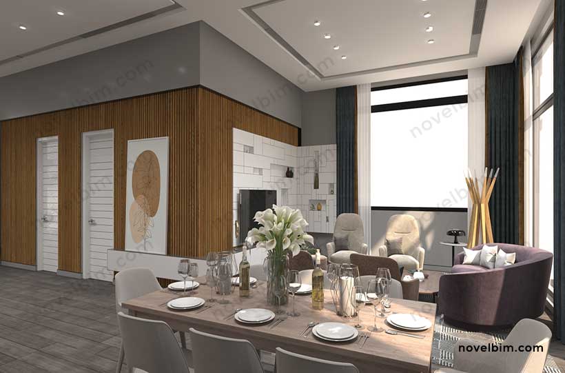 render interior residential