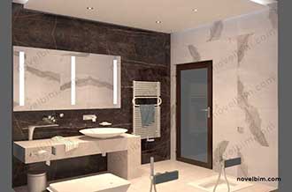 Bathroom Interior Design and Render Project